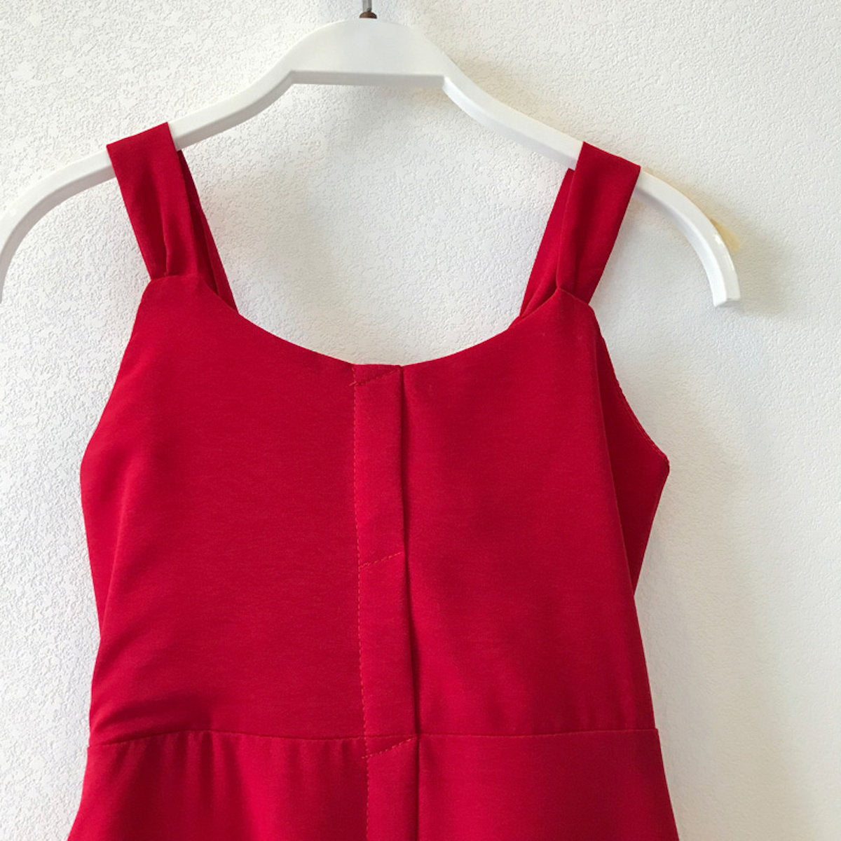 Mommy and Me Matching Dress Red Sleeveless Dress for Halter Back Ruffle Dress - ChildAngle