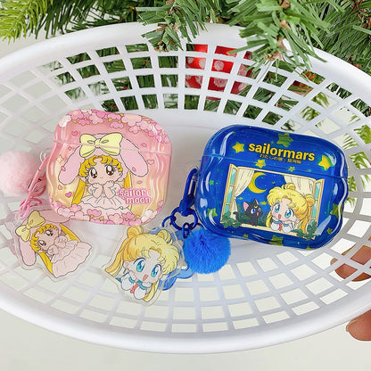 Cartoon-themed cases - ChildAngle Sailor Moon AirPods Case