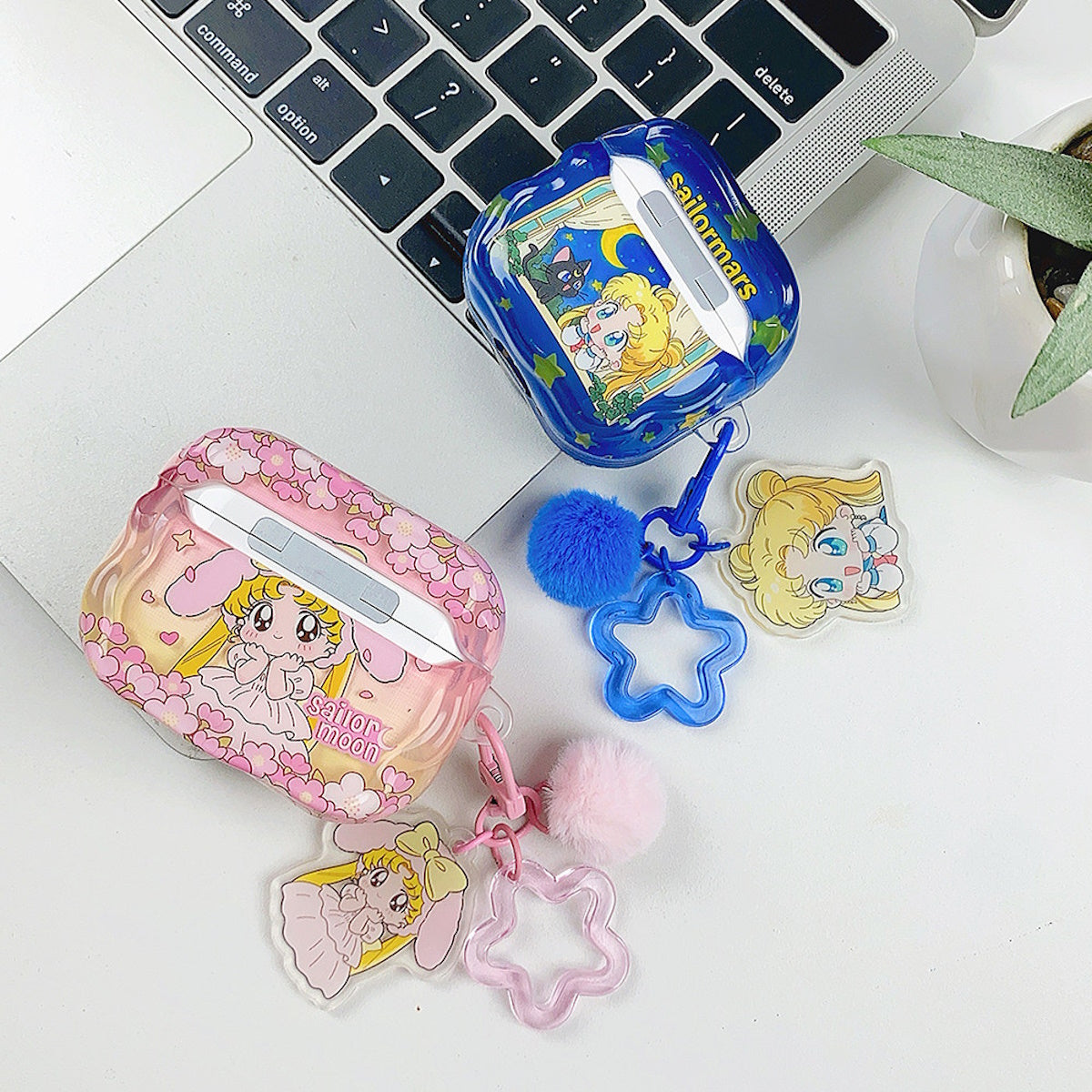 Cartoon-themed cases - ChildAngle Sailor Moon AirPods Case