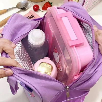 Sanrio Lunch Bag Tote Portable Insulated Lunch Tote for School Kids