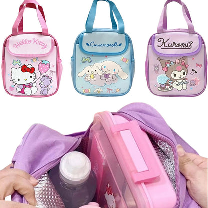 Sanrio Lunch Bag Tote Portable Insulated Lunch Tote for School Kids