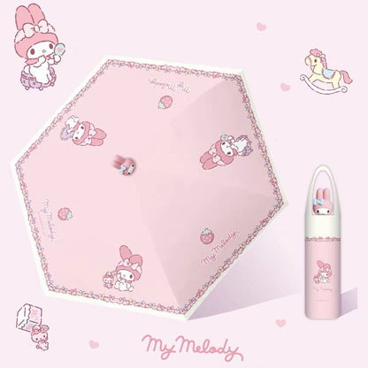 Kids My Melody Umbrella Automatic Folding Umbrella for Children - ChildAngle