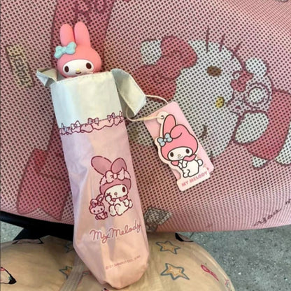 Kids My Melody Umbrella Automatic Folding Umbrella for Children - ChildAngle