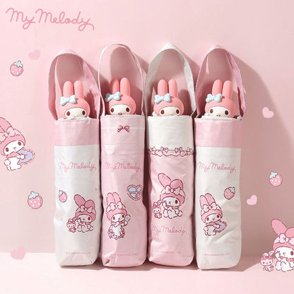 Kids My Melody Umbrella Automatic Folding Umbrella for Children - ChildAngle