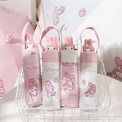Kids My Melody Umbrella Automatic Folding Umbrella for Children - ChildAngle