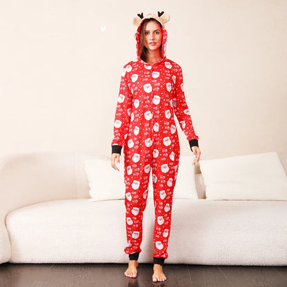 Santa Claus Family Matching Christmas PJS Onesie Pyjamas Pajama Set - ChildAngle