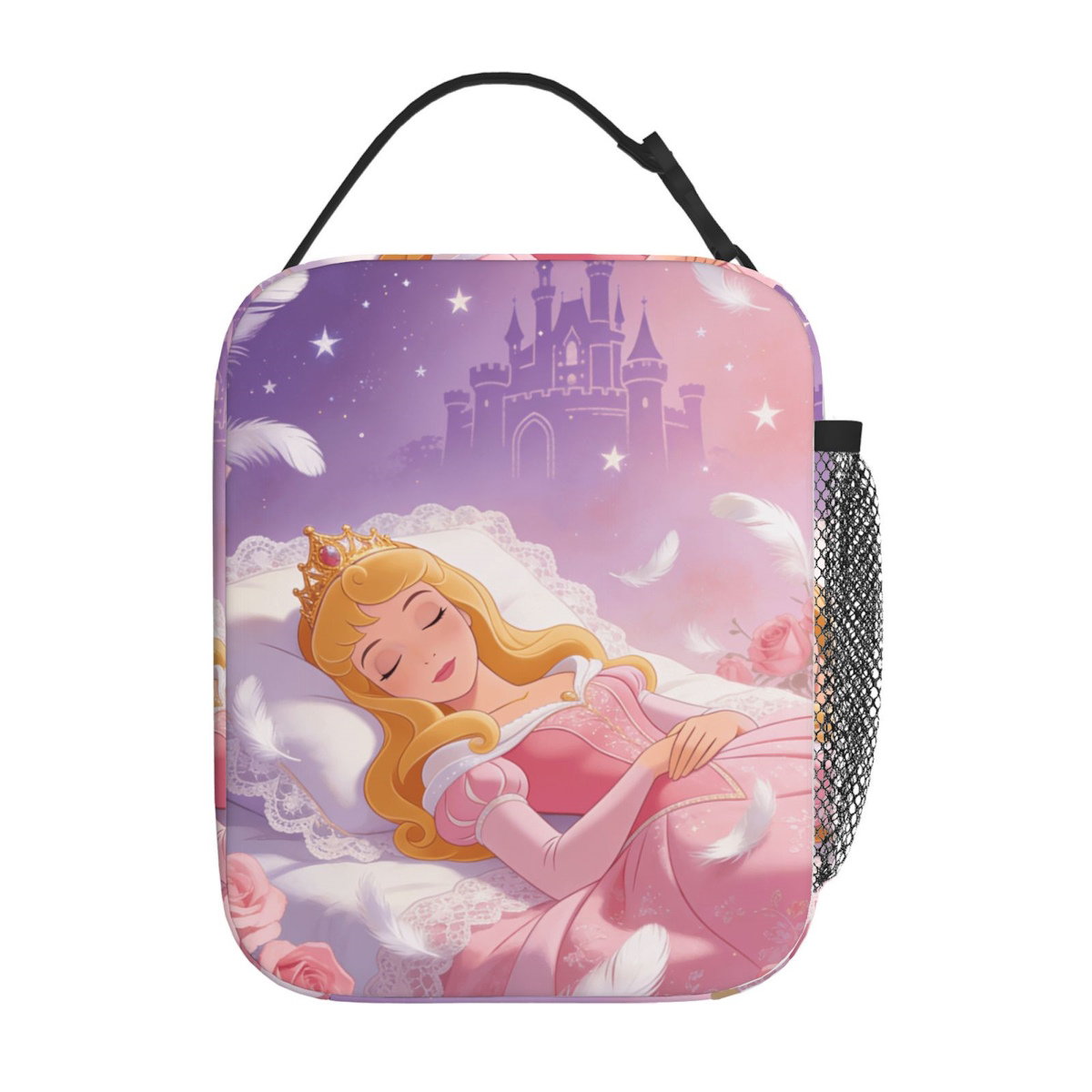 Sleeping Beauty Aurora Lunch Bag Portable Lunch Tote - ChildAngle