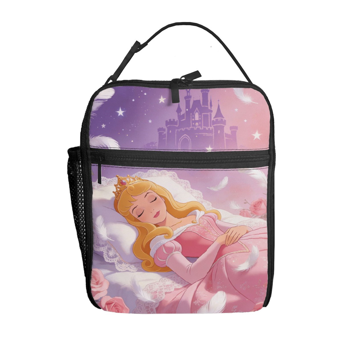 Sleeping Beauty Aurora Lunch Bag Portable Lunch Tote - ChildAngle