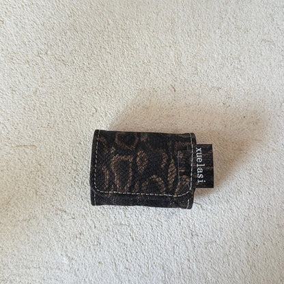 Colored Snake Skin Leather AirPods cases - ChildAngle