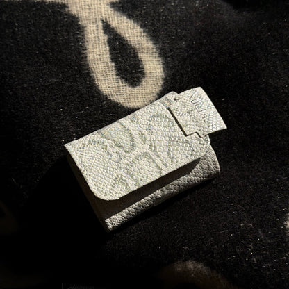 Colored Snake Skin Leather AirPods cases - ChildAngle