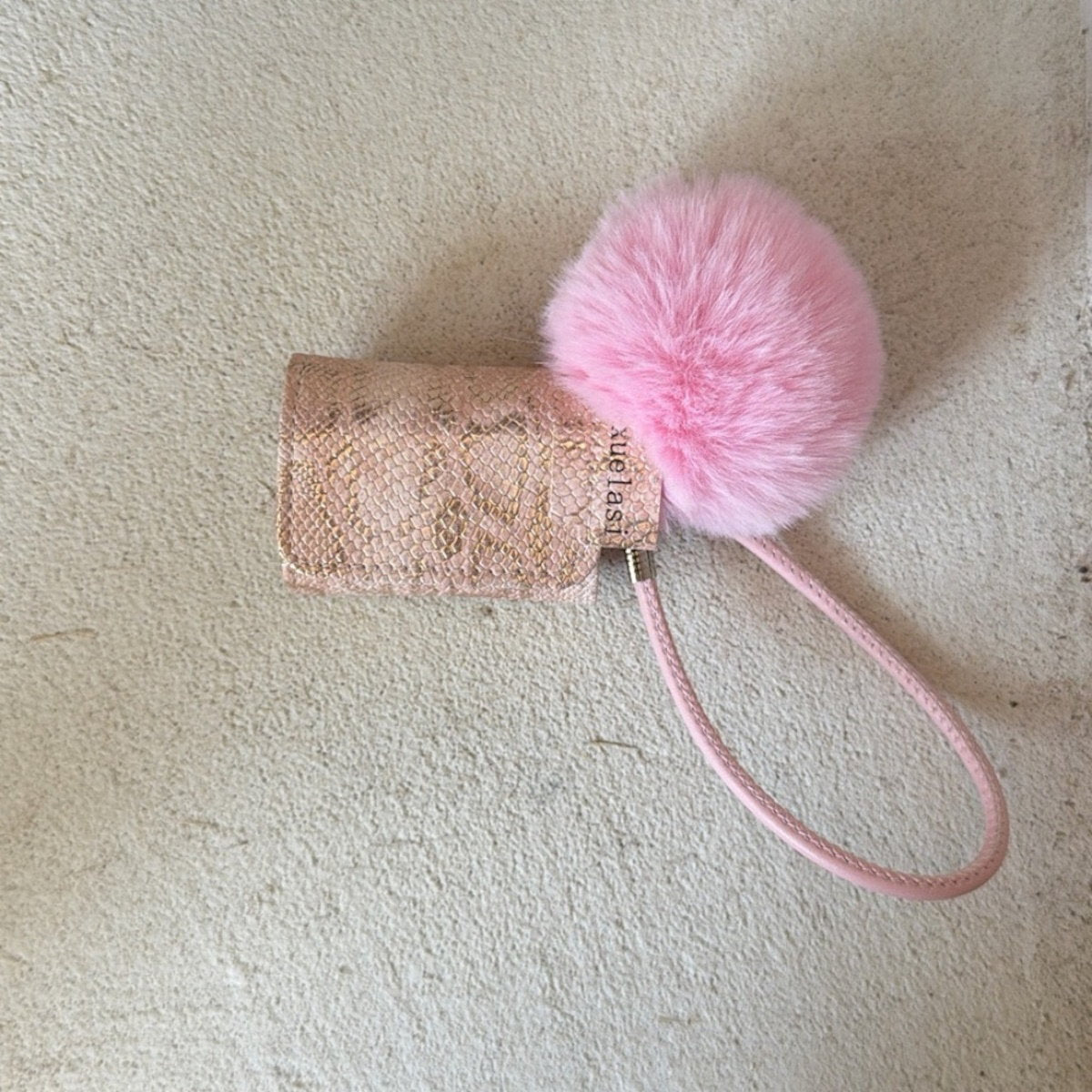 Colored Snake Skin Leather AirPods cases - ChildAngle