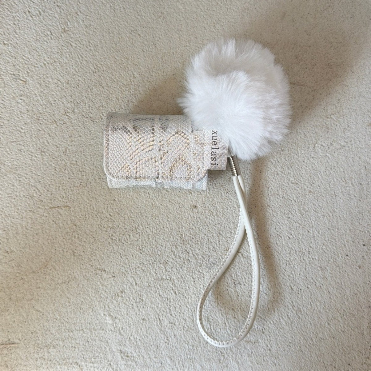 Colored Snake Skin Leather AirPods cases - ChildAngle