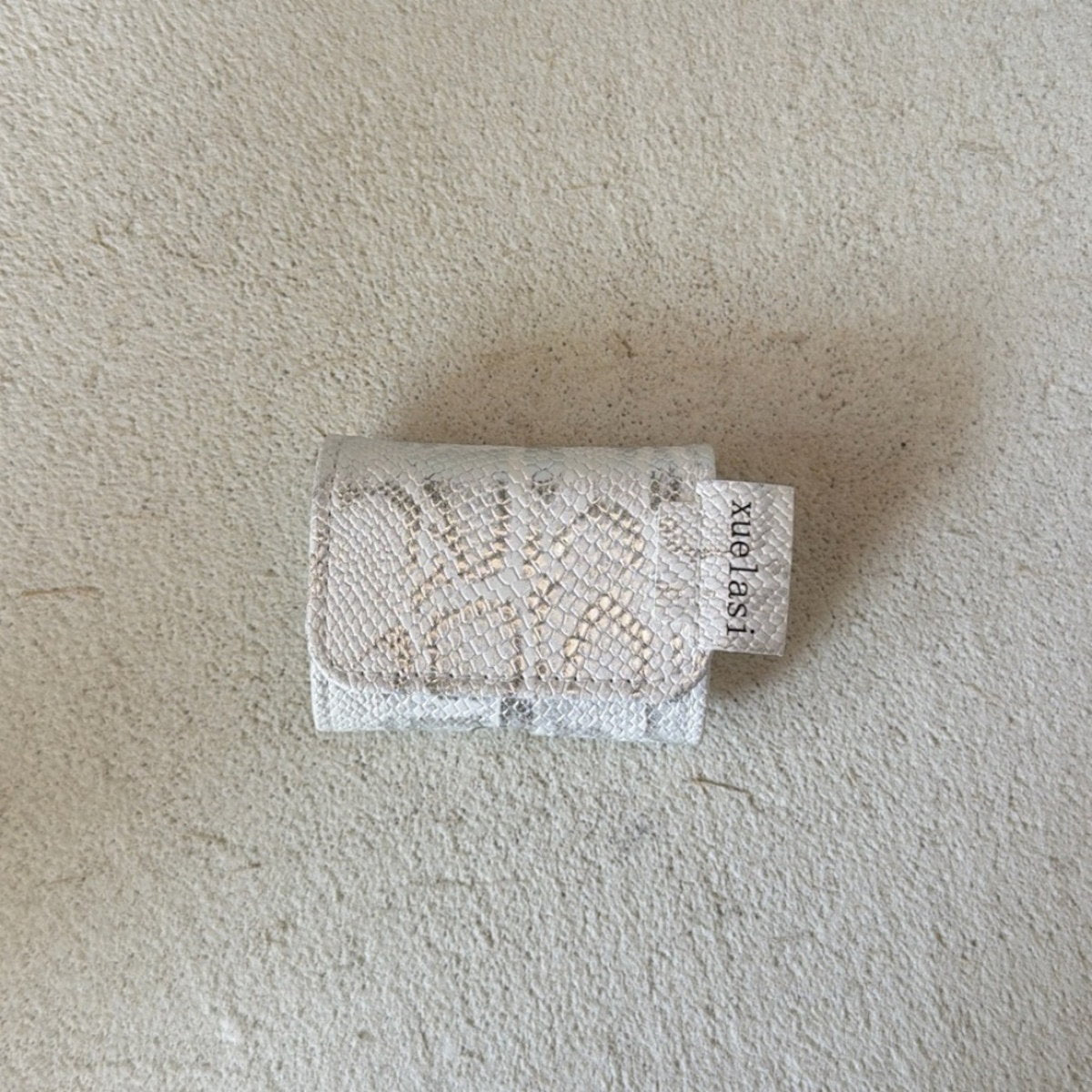 Colored Snake Skin Leather AirPods cases - ChildAngle