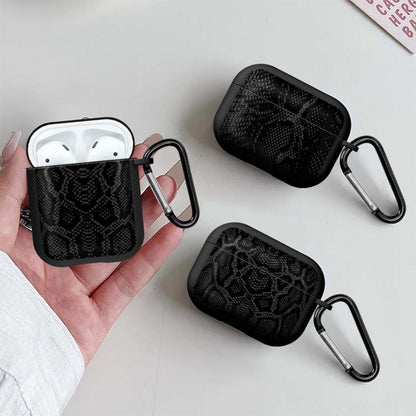 Snake Skin Print TPU AirPods Case - ChildAngle Animal Print AirPods Case