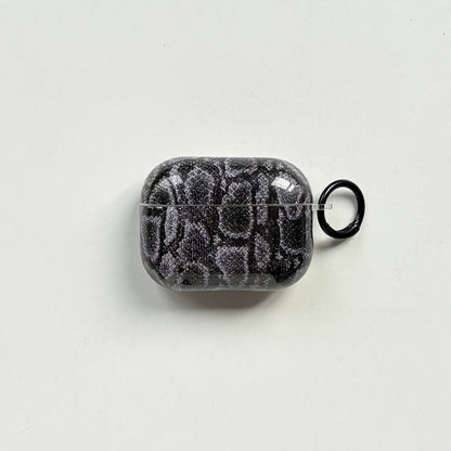 Snake Skin Print TPU AirPods Case - ChildAngle Animal Print AirPods Case