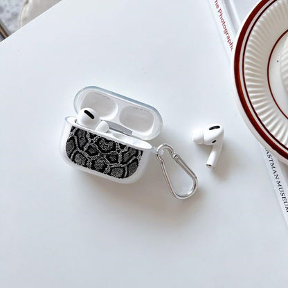 Snake Skin Print TPU AirPods Case - ChildAngle Animal Print AirPods Case
