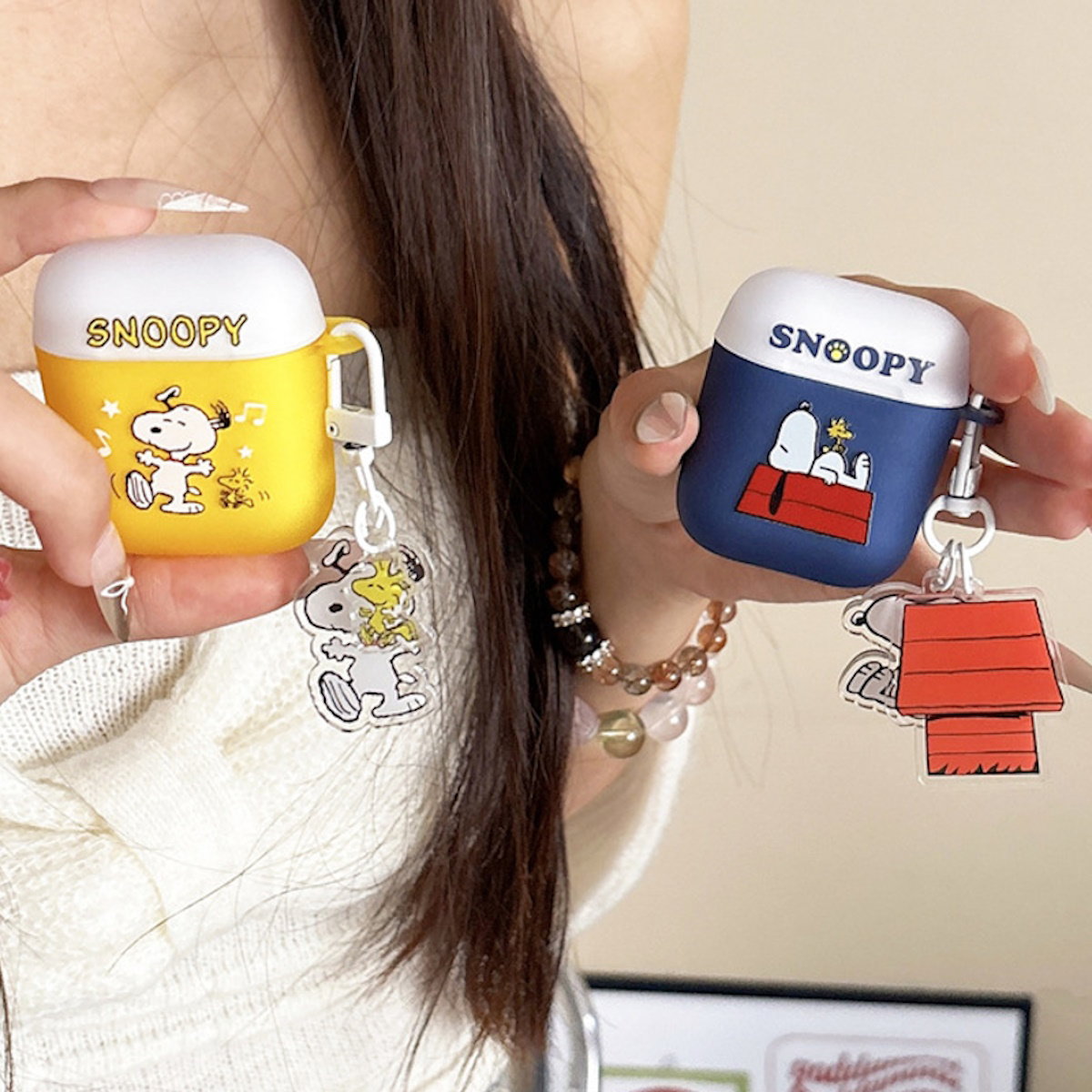AirPods case with Snoopy design - ChildAngle Snoopy AirPods Case for Teens