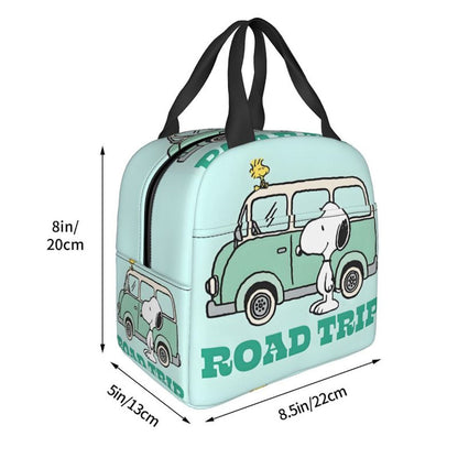 Snoopy Lunch Bag Picnic Portable Lunch Bag Tote for School - ChildAngle
