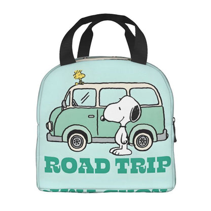 Snoopy Lunch Bag Picnic Portable Lunch Bag Tote for School - ChildAngle