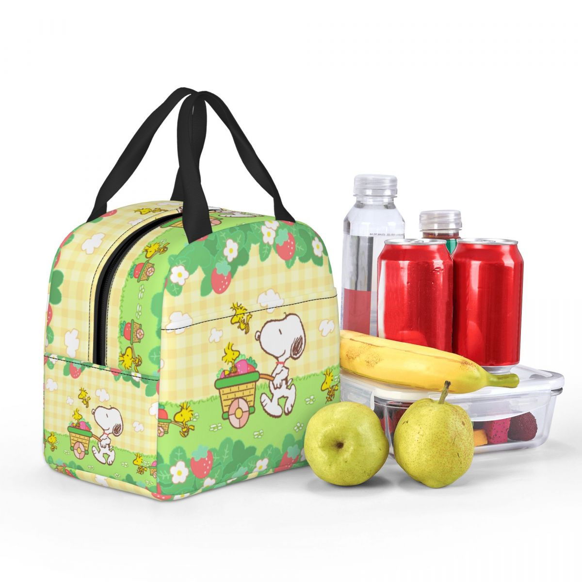 Snoopy Lunch Bag Picnic Portable Lunch Bag Tote for School - ChildAngle