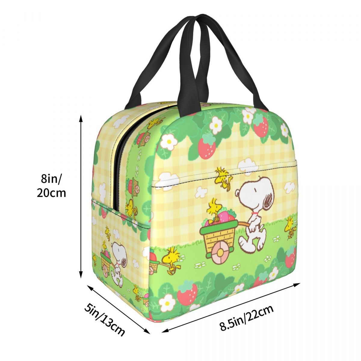 Snoopy Lunch Bag Picnic Portable Lunch Bag Tote for School - ChildAngle