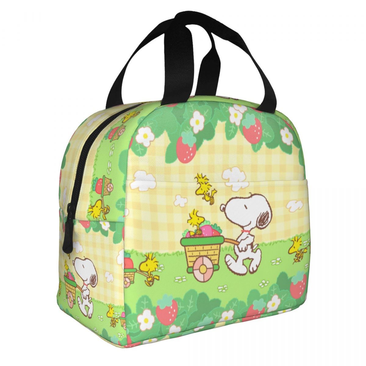 Snoopy Lunch Bag Picnic Portable Lunch Bag Tote for School - ChildAngle