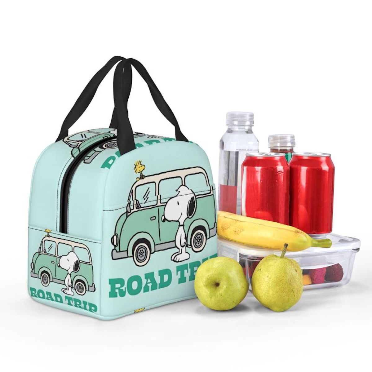 Snoopy Lunch Bag Picnic Portable Lunch Bag Tote for School - ChildAngle