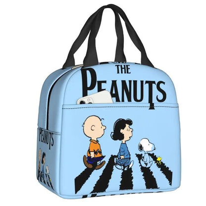 Snoopy Lunch Bag Portable Tote Large Capacity Lunch Bag - ChildAngle