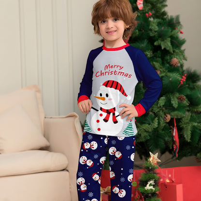 Christmas Family Matching Pajamas Sets Merry Christmas Snowman Pants - ChildAngle