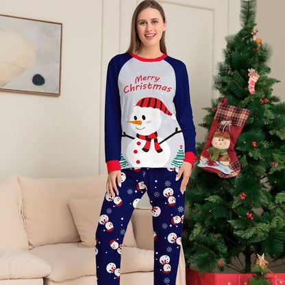 Christmas Family Matching Pajamas Sets Merry Christmas Snowman Pants - ChildAngle