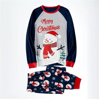Christmas Family Matching Pajamas Sets Merry Christmas Snowman Pants - ChildAngle