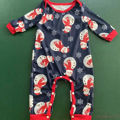 Christmas Family Matching Pajamas Sets Merry Christmas Snowman Pants - ChildAngle