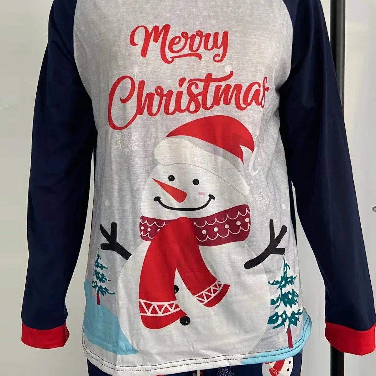 Christmas Family Matching Pajamas Sets Merry Christmas Snowman Pants - ChildAngle
