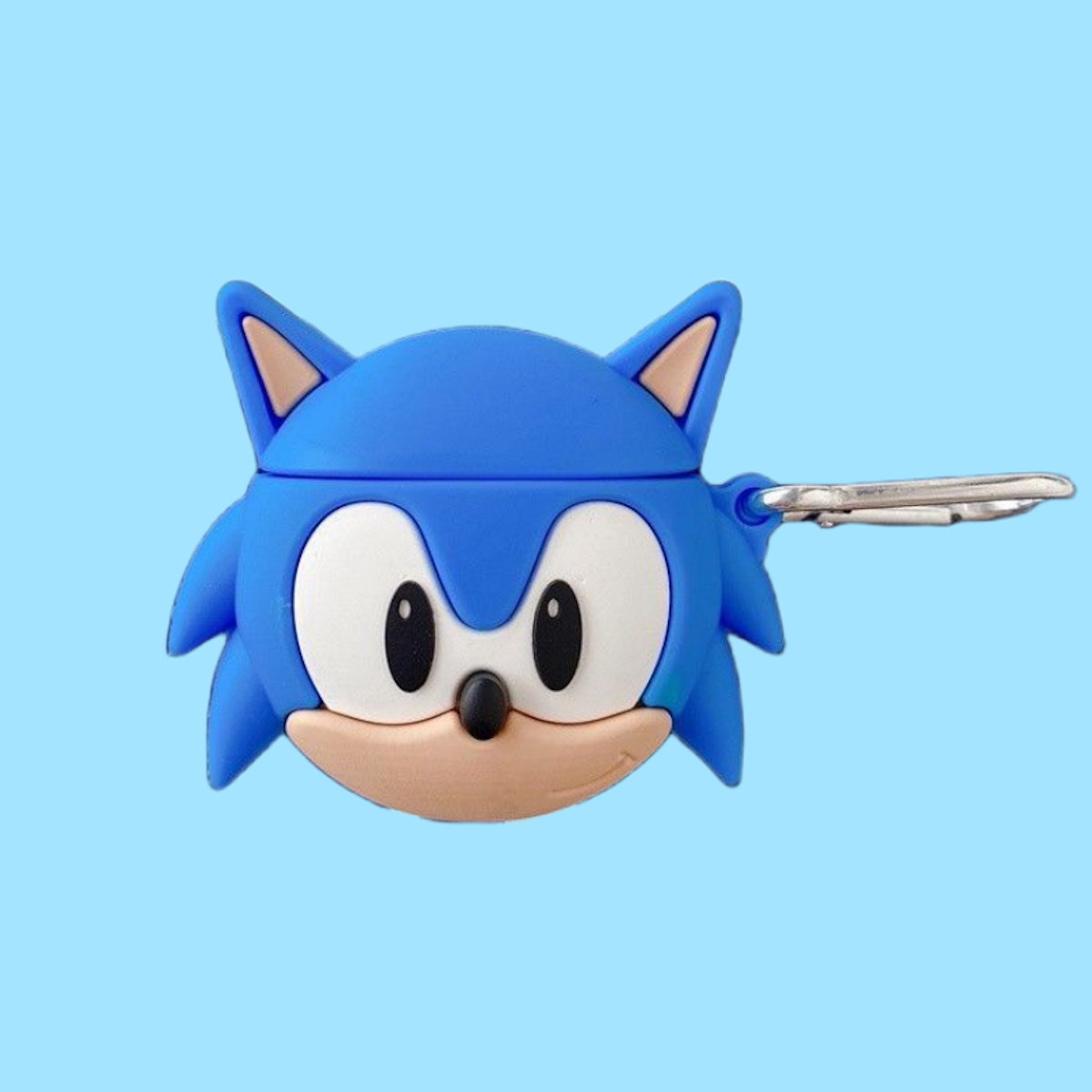 Blue 3D Sonic AirPods Case Cartoon AirPods 4 Case for Teens - ChildAngle
