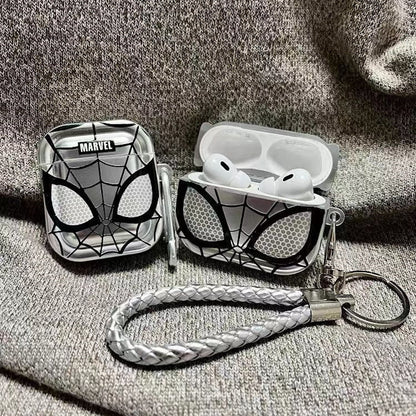 Spider-Man themed airpod case with keychain