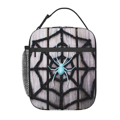 Spiderman Lunch Tote with Side Mesh Pocket - ChildAngle