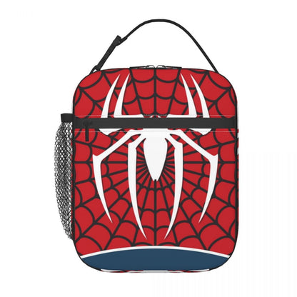Spiderman Lunch Tote with Side Mesh Pocket - ChildAngle