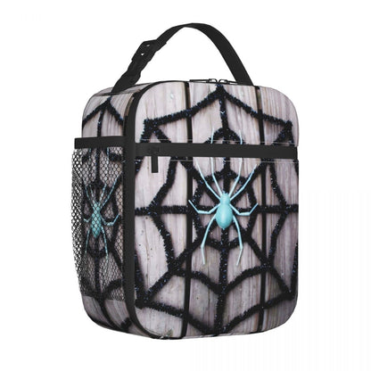 Spiderman Lunch Tote with Side Mesh Pocket - ChildAngle