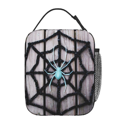 Spiderman Lunch Tote with Side Mesh Pocket - ChildAngle