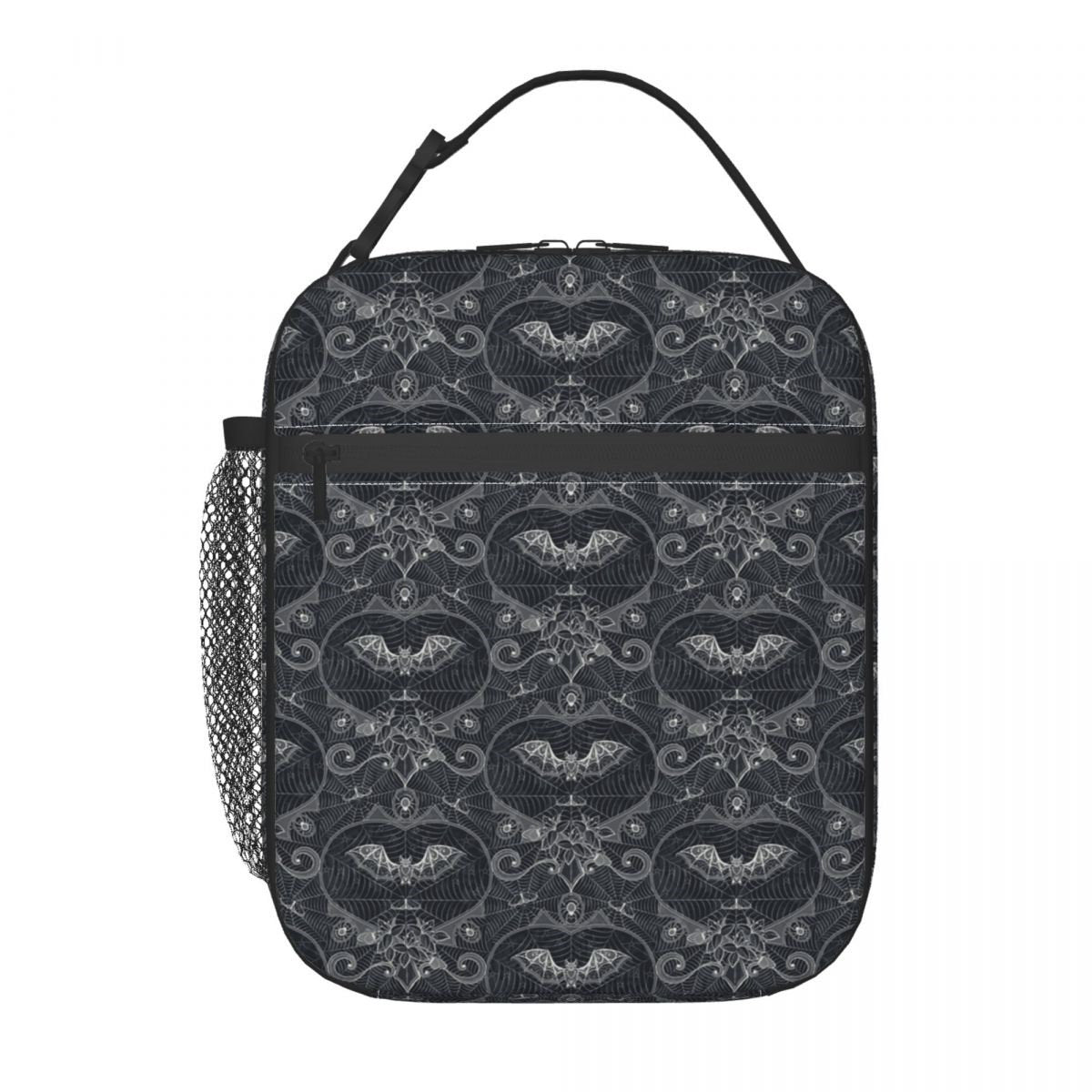 Spiderman Lunch Tote with Side Mesh Pocket - ChildAngle