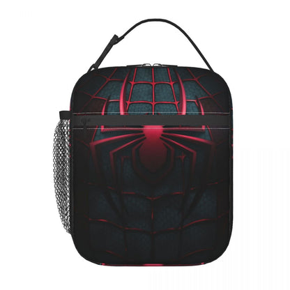 Spiderman Lunch Tote with Side Mesh Pocket - ChildAngle