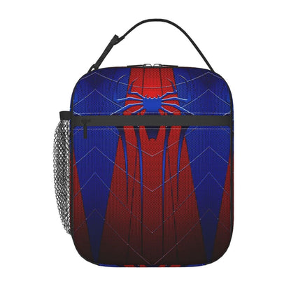 Spiderman Lunch Tote with Side Mesh Pocket - ChildAngle