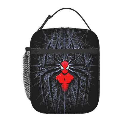 Spiderman Lunch Tote with Side Mesh Pocket - ChildAngle