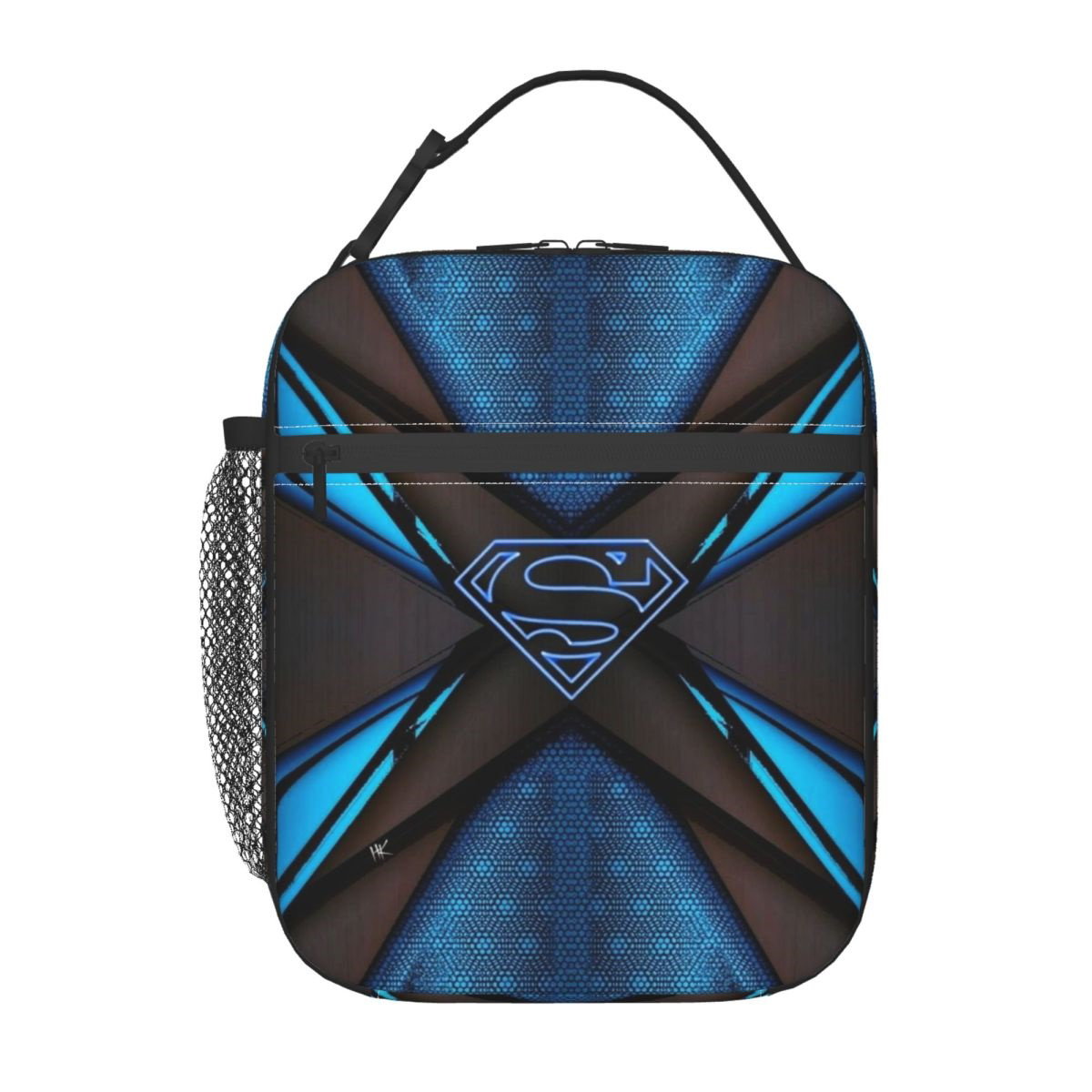 Spiderman Lunch Tote with Side Mesh Pocket - ChildAngle