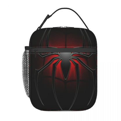 Spiderman Lunch Tote with Side Mesh Pocket - ChildAngle
