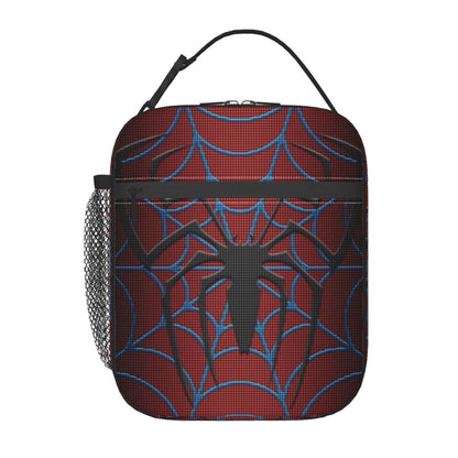 Spiderman Lunch Tote with Side Mesh Pocket - ChildAngle