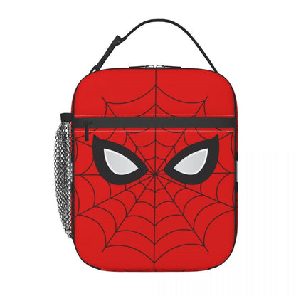 Spiderman Lunch Tote with Side Mesh Pocket - ChildAngle
