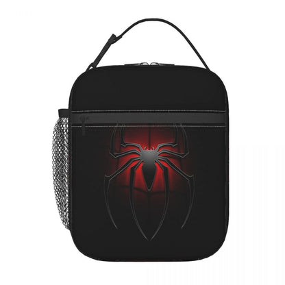 Spiderman Lunch Tote with Side Mesh Pocket - ChildAngle