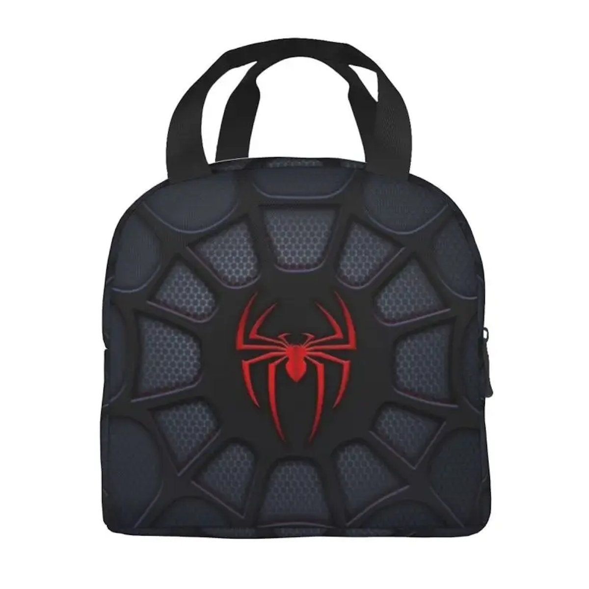 Spiderman Lunch Bag Marvel Spider Web Tote Large Capacity Tote for School - ChildAngle