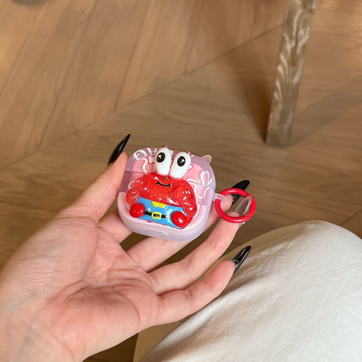SpongeBob AirPods case character-themed cases Mr. Krabs Squrepants Patrick Star Gary the Snail AirPods Pro 3 SpongBob AirPods Case - ChildAngle